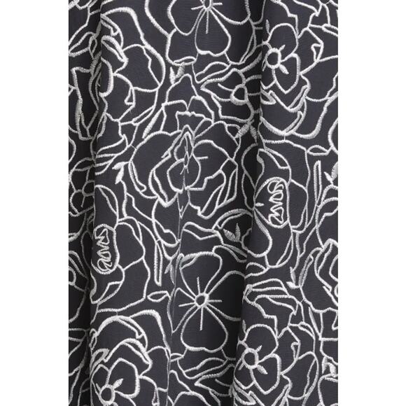Dyvna Print Button Front Silk Blend Midi Dress Size Large - Picture 9 of 9